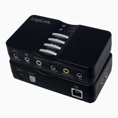 Logilink karta dźwiękowa 7.1 USB 8-kanałowa