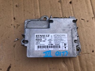 Датчик модуль подушка безопасности renault clio 3 2005-2008 0285001959 фото №1