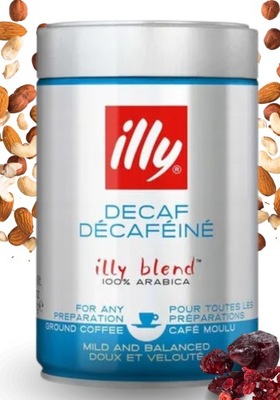 Illy Decaf 250g kawa bezkofeinowa ziarnista