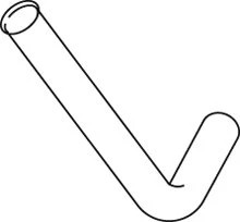 Труба выхлопная din47545 фото №1