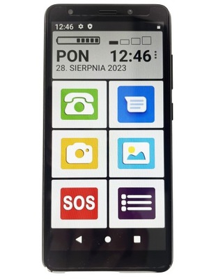 Prosty Smartfon dla Seniora MAXCOM MS554 Dual Sim