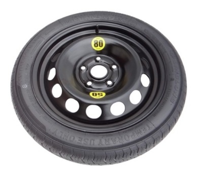 RUEDA RUEDA DE RECAMBIO SEAT LEON II (2005-2012) 125/70R16  