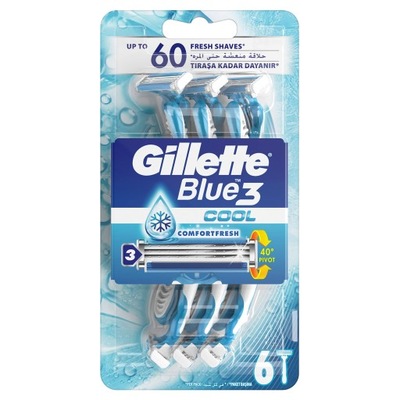 Gillette Blue 3 Cool maszynka do golenia 6 szt