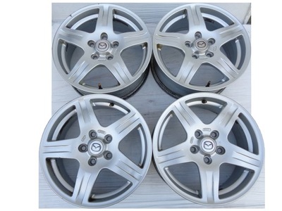 ALLOY WHEELS (TITANIUM) 16'' MAZDA 3 5 6 PREMACY MPV ,323F ,RX8  