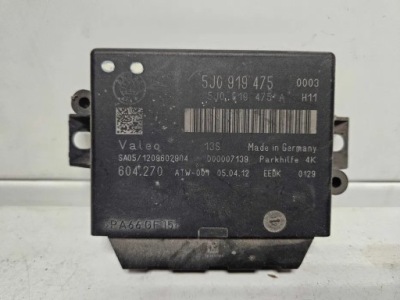 Блок керування паркування pdc skoda octavia ii 5j0919475a фото №1