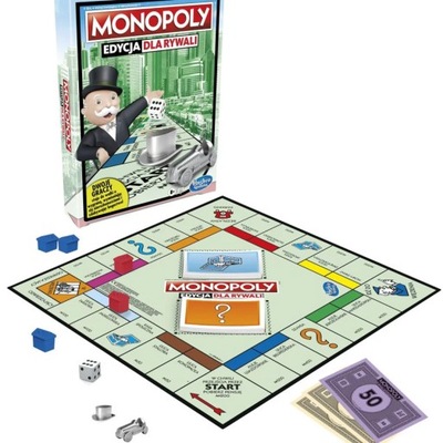 MONOPOLY EDYCJA DLA RYWALI GRA PLANSZOWA wersja polska