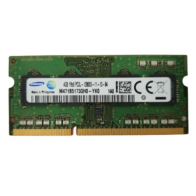 Samsung RAM DDR3L 4GB|1x4GB| 1600MHz PC3L-12800S