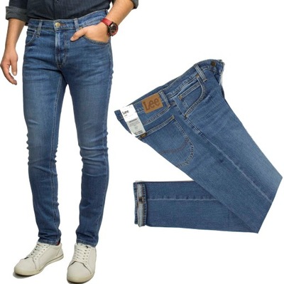 Lee Luke Blue Shadow Mid męskie spodnie jeansy Slim W30 L32