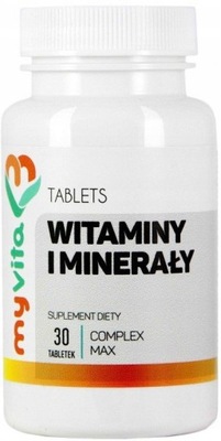 MYVITA WITAMINY I MINERAŁY COMPLEX 30 TABLETEK