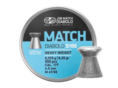 Śrut diabolo JSB Match Heavy S100 4,49 mm 500 szt.