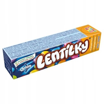 Cukierki Lentilky Orion 28g Smak dawnych lat