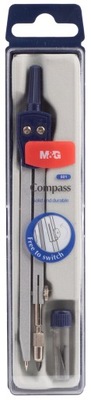 Cyrkiel szkolny na grafity MG 801 Compass w etui