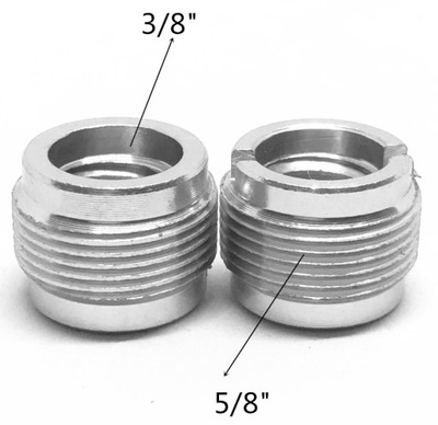 Redukcja adapter gwintowy 3/8 cala na 5/8 cala