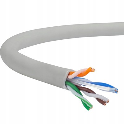 Kabel komputerowy skrętka UTP CCA drut 1m