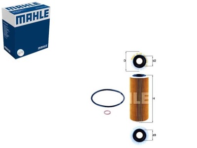 FILTER OILS BMW MAHLE  