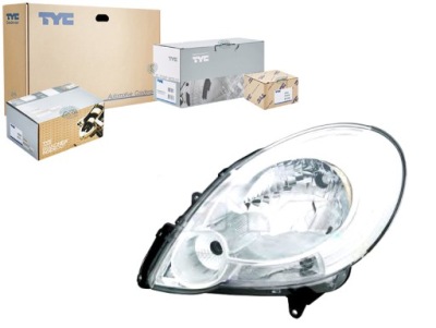 Фара h4 електричний колір вкладиш: хромований фото №1