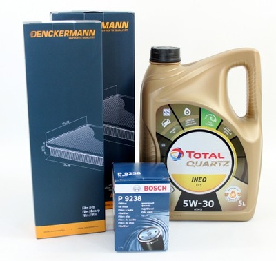 FILTROS ACEITE TOTAL5W30 5L CITROEN BERLINGO 1.6 HDI  