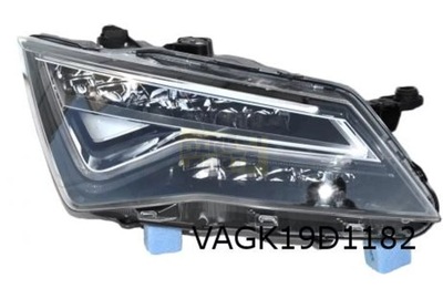 SEAT ATECA (7/16-9/20) REFLEKTORIUS KAIRYSIS (LED) ORYGINALNY! 576941007D 