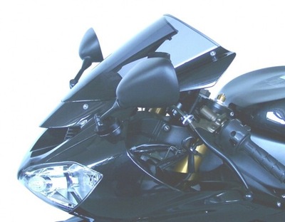 Szyba motocyklowa MRA KAWASAKI Z 750 S 05-, ZR750J, -, forma O, czarna, MR