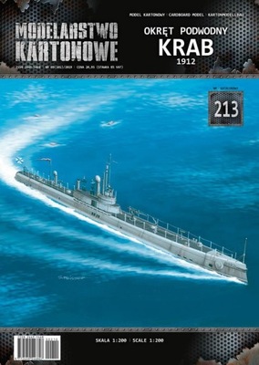 MK213 okręt podwodny KRAB 191215 1/200