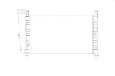 Nrf радиатор воды fiat fiorino 1.3 147 фото №1