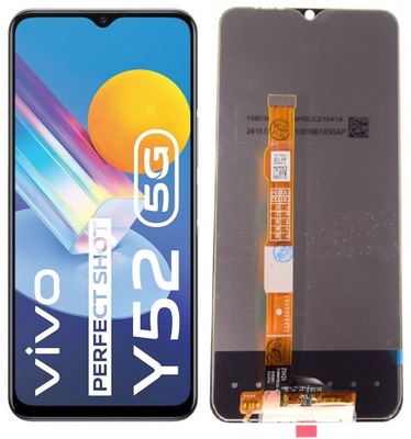 Wyświetlacz ekran LCD do Vivo Y52 5G czarny