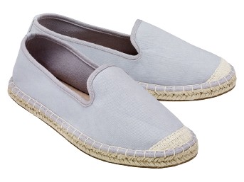 Espadryle damskie szare 38