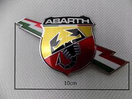 Emblemat znaczek Fiat ABARTH boczny Oryginał