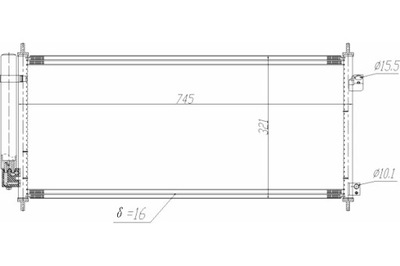 HART KONDENSATORIUS KONDENSATORIUS KONDICIONAVIMO JAZZ 1.3 08- 