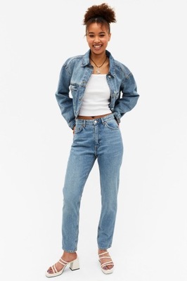 MONKI spodnie damskie jeansowe mid blue r. 26 (36)