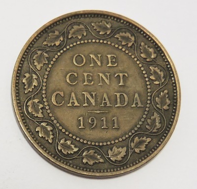 KANADA 1 cent 1911