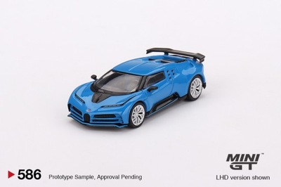 MINI GT BUGATTI Centodieci Blue Bugatti 1:64