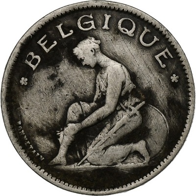 Belgia, Albert I, Franc, 1929, Brussels, Bon pour