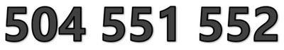 504 551 552 STARTER ORANGE ZŁOTY ŁATWY PROSTY NUMER KARTA PREPAID SIM GSM