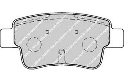 Ferodo fdb1922 набір гальмівних колодок гальмівних, гальма дискові фото №1