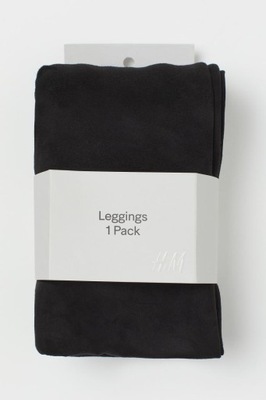 H&M 34/XS legginsy z imitacji zamszu