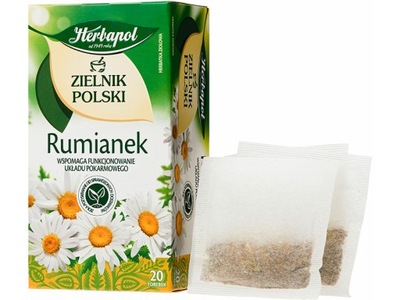 Herbata HERBAPOL Zielnik Polski Rumianek 20 szt