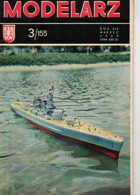 Modelarz 3/1968 Japoński kuter torpedowy Gyoraitei-10