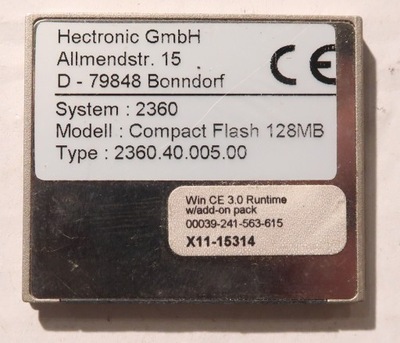 Karta Compact Flash CF 128MB Hectronic