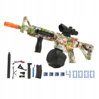 BLASTER PISTOLET KARABIN M4A1 KULKI ŻELOW