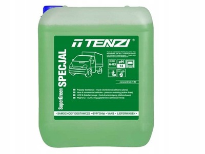 TENZI СУПЕР GREEN SPECJAL SILNA PIANA DO МЫТЬЯ 10L