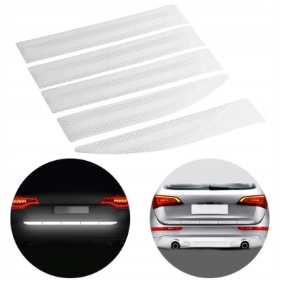 Отражатели наклейки отражающий предупредительные бампер фото №1