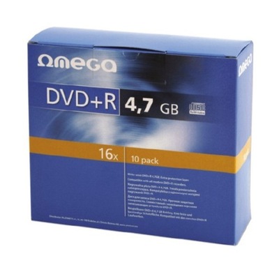 DVD+R 4,7GB X16 OMEGA SLIM CASE 1szt