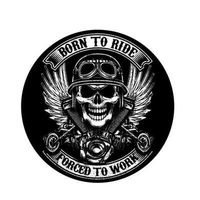 Naklejka na motocykl,skuter,samochód "Born to Ride"