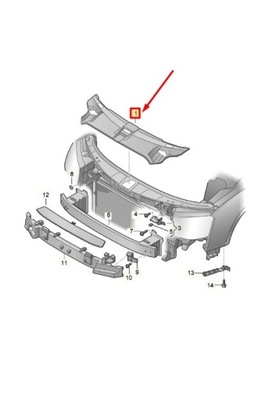 AUDI S8 D4 PANELOWA PROTECCIÓN DEL RADIADOR 4H0807081  