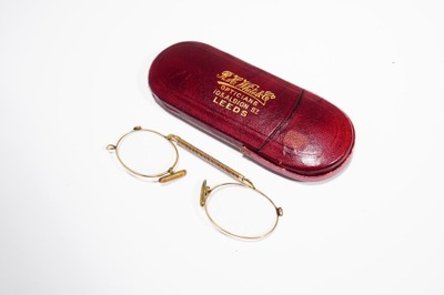 Przedwojenne Okulary Pozłacane R.H White&Co