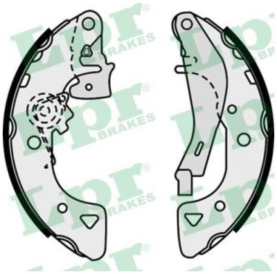 Тормозная колодка тормозная - lpr lpr07540 фото №1