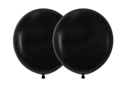 Balon Czarny 18 CALI Bardzo Duży Balony 45cm 2SZT