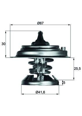 TEMPERATURE REGULATOR DB 75C W201/202 TX2975D  