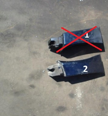 Subaru forester ii 05- молдинг na крыло передний фото №1